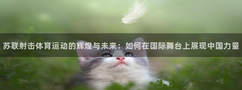 风速体育NBA：苏联射击体育运动的辉煌与未来：如何在国际舞台上展现中国力量